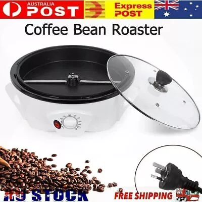 Electric Coffee Roaster Home Coffee Bean 220V Non-Stick Roasting Baking Machine • $52.25