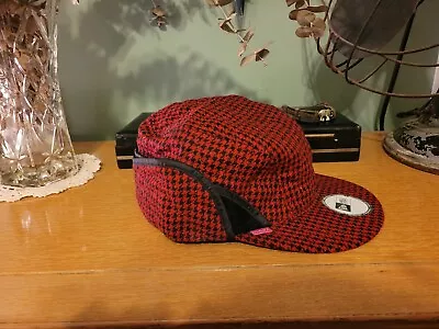 Mishka Wool Hunting New Era Fitted Winter Ear Flap Houndstooth Cap Hat 7 1/4 • $50