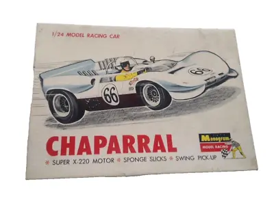 Vintage 1965 Monogram 1/24 Scale Chaparral 2c Slot Car In Box And Good Condition • $180