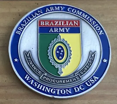 Brazilian Army Commission Challenge Coin Washington DC • $23.99