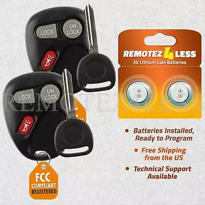 2 For 1999 2000 2001 GMC Sierra 1500 2500 3500 Keyless Entry Remote Fob Car Key • $14.95