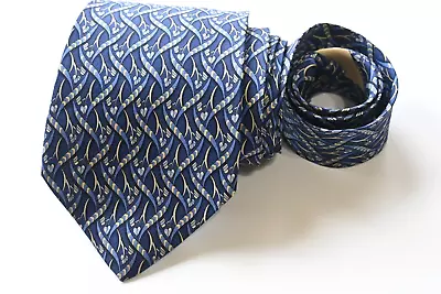 SALVATORE FERRAGAMO MEN'S TIE NAVY BLUE/FLORAL Width: 3.75  Length: 57  • $19.98