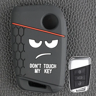 $6.99 • Buy Silicone Car Key Chain Fob Cover Case For VW Passat B8 Jetta Skoda Superb Kodiaq