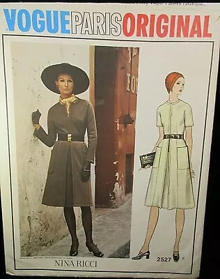 Vogue Paris Original Pattern 2527 Nina Ricci Size 16 • $65