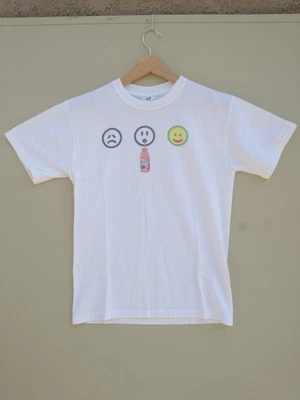 $19.69 • Buy V8 Splash Snack T-shirt Men's Size Small Vtg Fruit Veggie Sad Funny Smiley Face