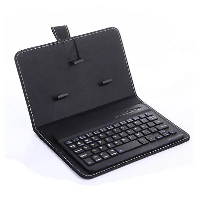 Mini Portable Leather Wireless Bluetooth Keyboard For Smartphone • $19.99