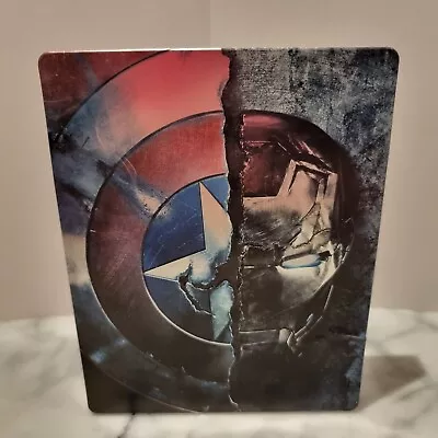 Captain America Civil War Blu-ray Steelbook Rare Damaged • $15