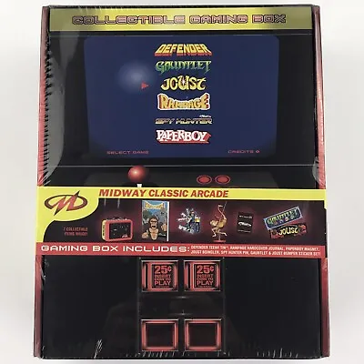 £20.24 • Buy Midway Classic Arcade Collectible Gaming Box Gauntlet Rampage Joust Sealed New