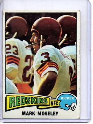 1975 Topps #364 Mark Moseley Washington Redskins • $1.25