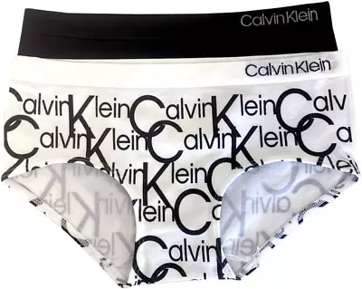 Calvin Klein Girls Seamfree Seamless Hipster 2PK Oversized Calvin Logo • $18.75