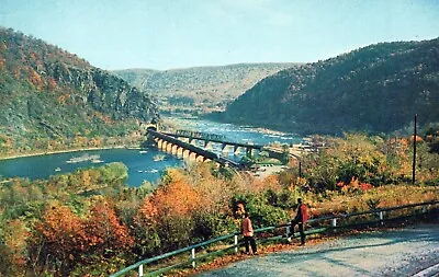 Harper's Ferry West Virginia Shenandoah River Potomac River Postcard • $3.45