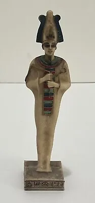 Vintage Egyptian Osiris God Statue Collectible Hieroglyphics Figurine • $52.95