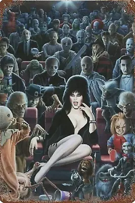 Elvira The Princess Of Darkness Movie Creatures Movie Poster 8 X 10 Inch • $10.99