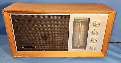 Vintage Big Panasonic Re-7257 Am/fm Table Radio - Wood Case - Japan • $49.99