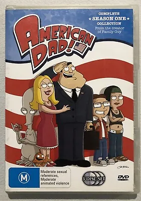 American Dad Season 1 DVD Set Region 4 PAL AUS Free Postage Comedy • $9.95
