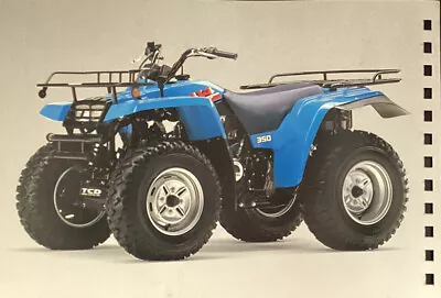 Yamaha Genuine Product Information Guide YFM350FWW  1989 4X4 BIG BEAR • $10