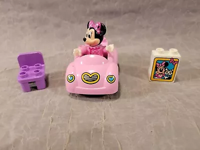 LEGO DUPLO Minnie Mouse Figure With Car & Accessories • $11.01