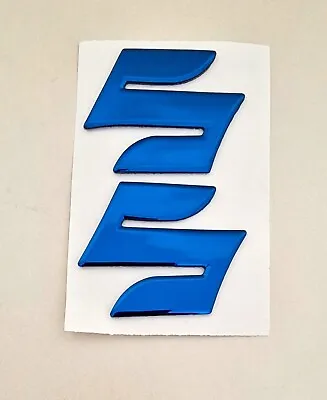 Suzuki Blue 3D Badge Tank Emblem Logo Stickers Graphics Decals Gsxr Sv Gsf Gsr • £9.95