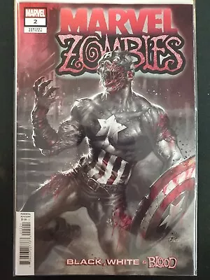 Marvel Zombies Black White Blood #2 Parrillo Variant Marvel 2023 VF/NM Comics • $4.94