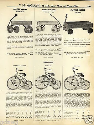 1931 PAPER AD Steelcraft Murray Flyer Whitney Coaster Wagon Sidewalk Scooter • $7.99