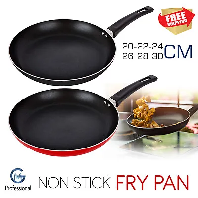 £13.45 • Buy Non Stick Frying Pan Stainless Steel Cooking Oven Safe Frypan 20cm - 30cm