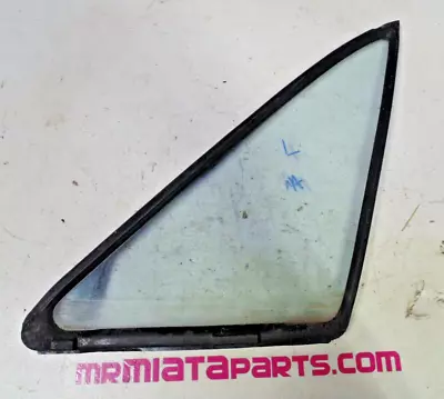 90-05 Mazda Miata OEM Left Driver LH Door Vent Window Quarter Glass W Seal NA NB • $30.95