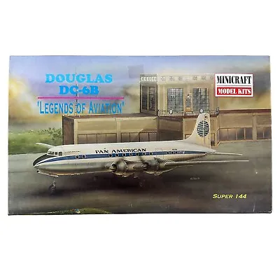 Minicraft Douglas DC-6B Pan American Airlines  1:144 Legends Model Kit #14442 • $27.97