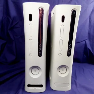 Two XBox 360 White Consoles Red Ring Of Death For Parts Or Repair • $30