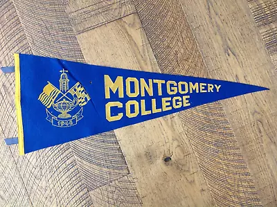 MONTGOMERY COLLEGE  Pennant   The Raptors  Of Montgomery County Maryland • $30