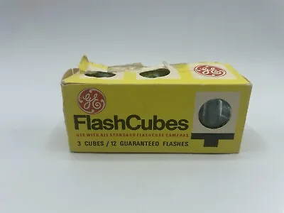 $10.95 • Buy Vintage GE Flash Cubes 3 Pack New Open Box