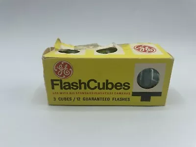 Vintage GE Flash Cubes 3 Pack New Open Box • $10.95