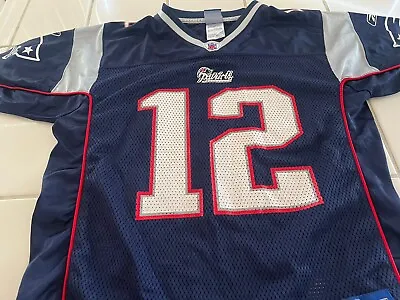 Tom Brady  New England Patriots Youth  Jersey By Reebok. Size L(14-16). • $15