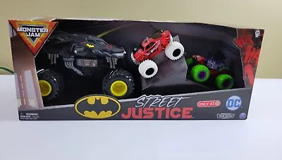 Monster Jam 2021 Street Justice 1:24 Monster Truck Batman Target Exclusive Pack • $19.95