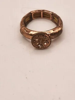 Vintage Elastic Ring With Rhinestones In The Middle • $10