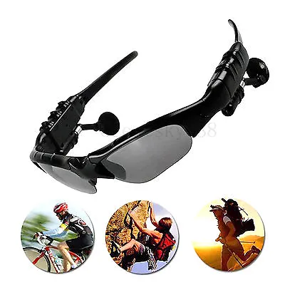 Bluetooth Sunglasses Stereo Wireless Headset For Car Driver Trucker Motorcycle • $16.91