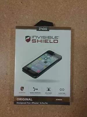 Zagg Invisible Shield Screen Protector For IPhone 5S/5/5C - Clear • $10.77