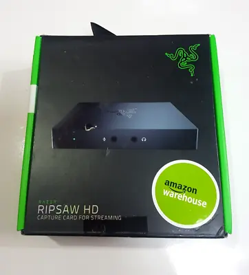 Razer RIPSAW HD Capture Card 4K Passthrough PC/Xbox/Playstation/Switch 60FPS BOX • £99