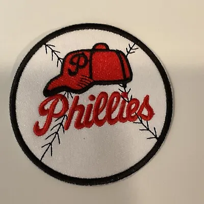 Philadelphia Phillies￼ Vintage Embroidered Iron On Patch 3” X 3” MLB • $6.69