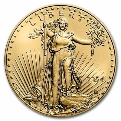 2024 1/10th Oz $5 Gold American Eagle Coin BU - In Stock • $280.70