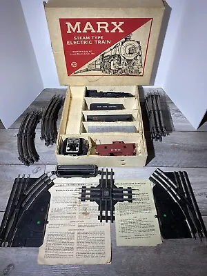 Vintage MARX Steam Type Electric Train #4622 Accessories ~ Suggested Layouts • $149.88