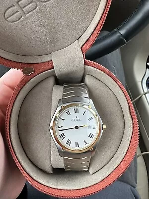 $1100 • Buy Ebel Sport Classic White Dial 18kt Gold MENS