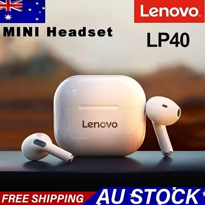 $25.54 • Buy Lenovo LP40 TWS Earphones Bluetooth5.0 Air Pods Wireless Headphones Earbuds NEW 