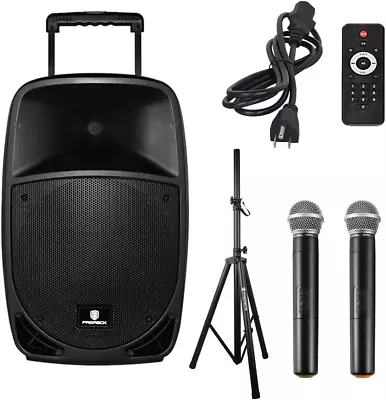 Freedom 12 Portable Wireless 12-Inch 500 Watt Powered Dj/Pa Speaker Karaoke Syst • $276.99