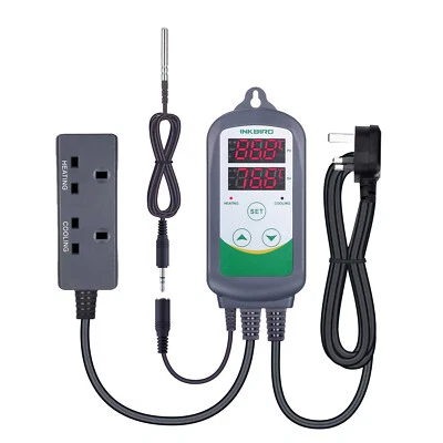 £14 • Buy Inkbird ITC-308 Outlet Thermostat Temperature Controller - Black