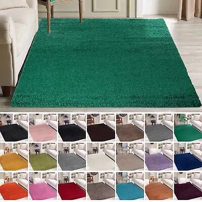 Shaggy Rugs Large - Small Rugs Hallway Runners Rug Living Room Soft Pile Carpets • £59.99