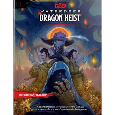 $59.50 • Buy D&D Waterdeep Dragon Heist - Hardcover 5th Edition Book Dungeons And Dragons