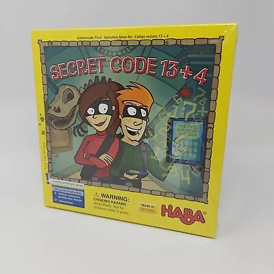 HABA Secret Code 13+4 Board Game Math Tricky Arithmetic 5855 2012 • $39.95