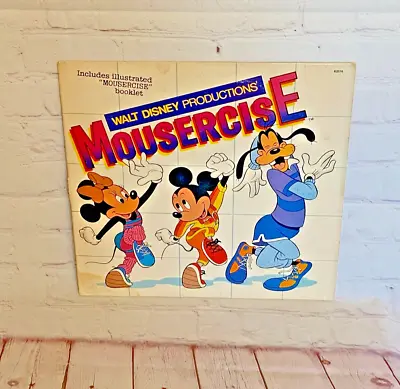 Walt Disney Productions Mousercise Vinyl Record By Disneyland Records 1982 • $25