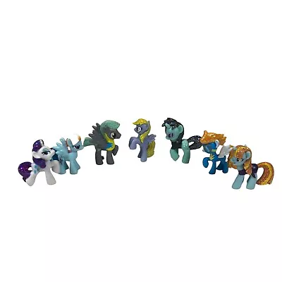 My Little Pony Lot Of 7 Glitter FiM Blind Bag Glitter Ponies Waves  2122 & 23 • $21.99
