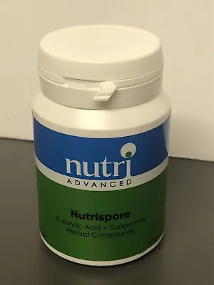 Nutri Advanced NUTRISPORE Caprylic Acid 120 Tablets. BRAND NEW SEALED. • £27.99